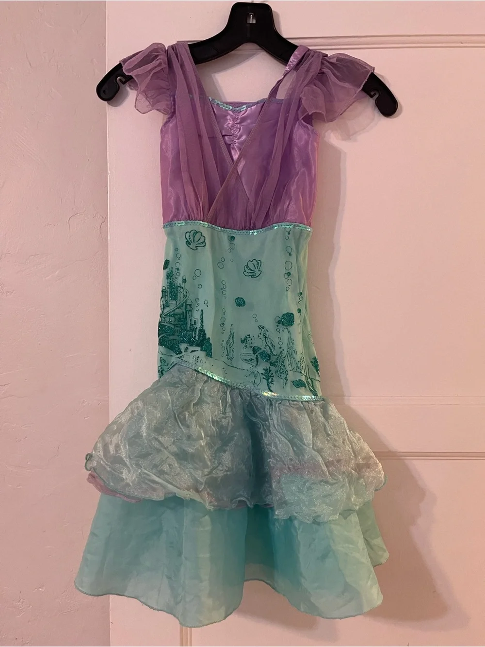 The little mermaid princess dress size 4